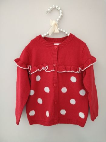 Gilet rouge bébé fille Grain De Blé Z 12 mois