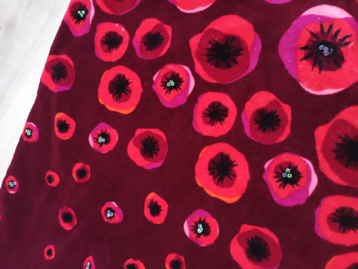 robe marque Yuni 11 ans 12 ans hiver velours bordeau chaude douce - photo numéro 2