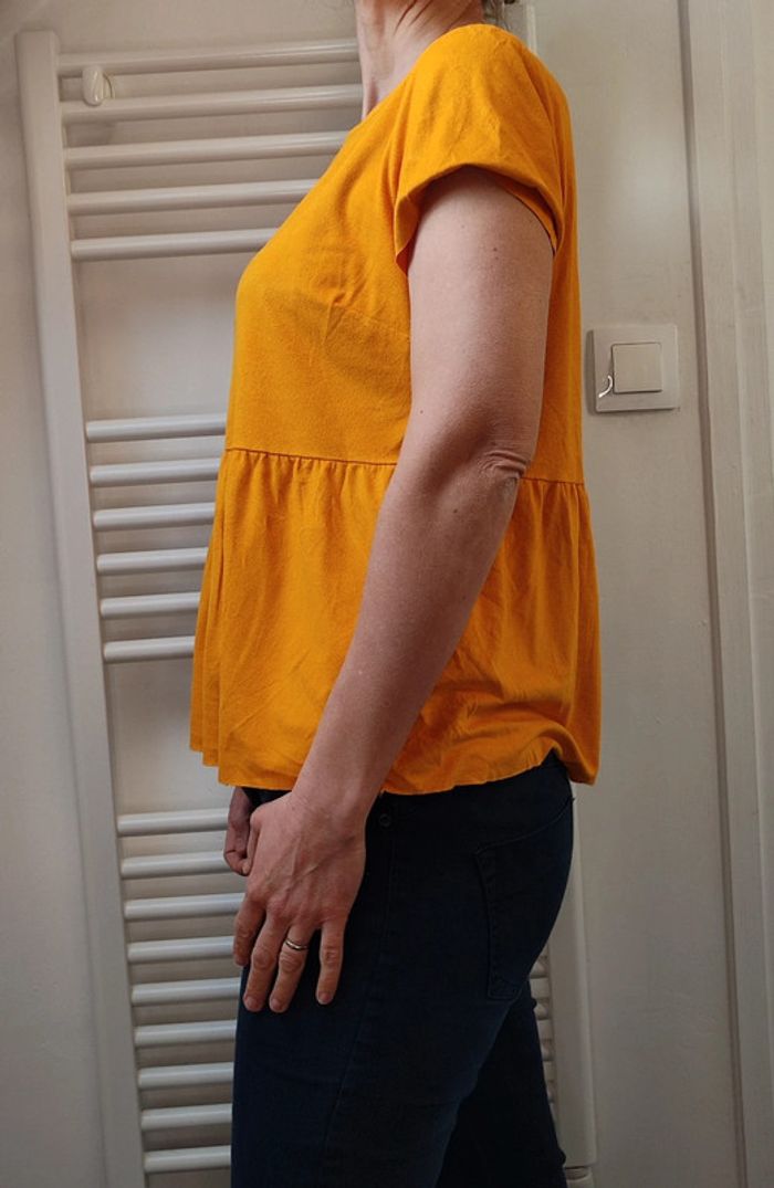 Blouse en suédine élastique M/L - photo numéro 3