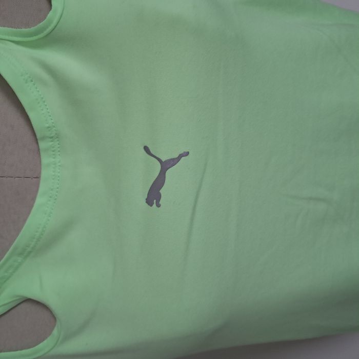Débardeur Vert Femme Puma Run Cloudspun Sport Taille S col rond Sans manches - photo numéro 5