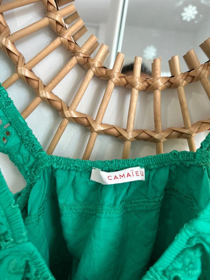 Top broderies dentelle ajouré Camaïeu - photo numéro 5
