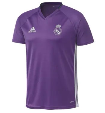 Maillot Adidas Real Madrid Violet Taille 16 ans NEUF ET AUTHENTIQUE