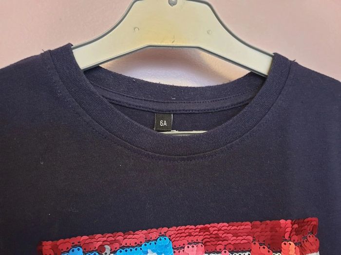 Tee-shirt garçon avec sequins - photo numéro 3