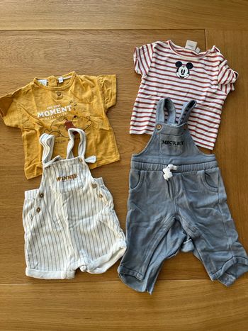 Lots salopettes disney baby
