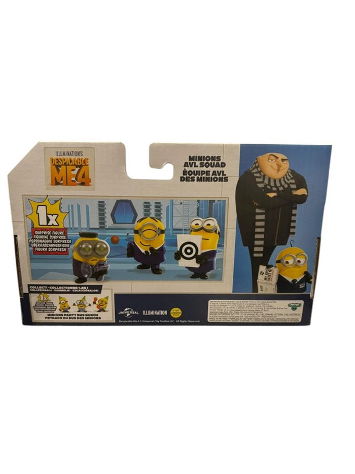 Coffret 4 figurines Despicable Me4 Équipe Avl des minions Moose Toys - photo numéro 2