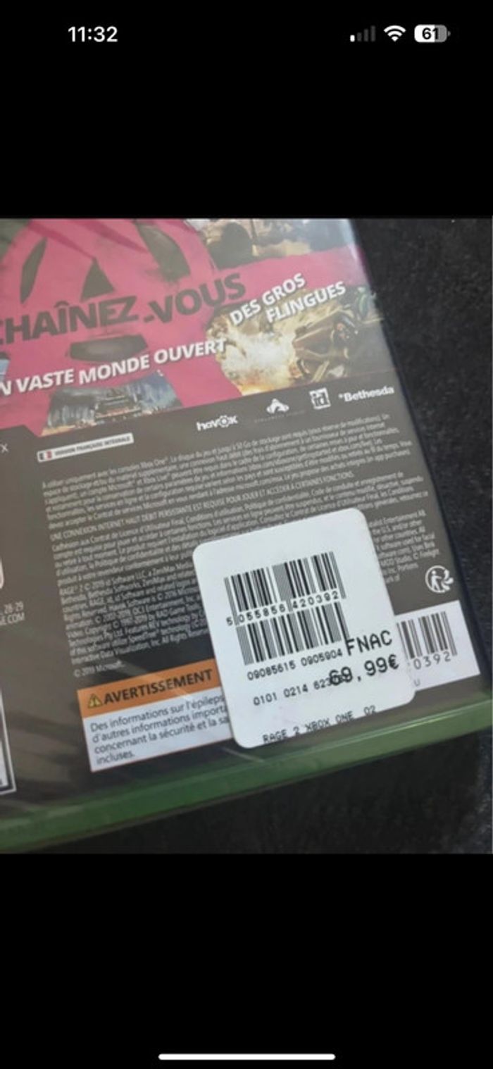 RAGE 2 Xbox One – Neuf sous blister - photo numéro 3