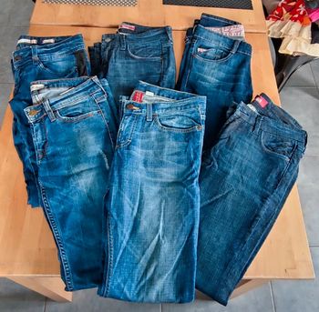 Lot 6 jeans femme taille 36/S