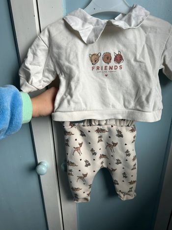 Ensemble hiver bambi, 3 mois