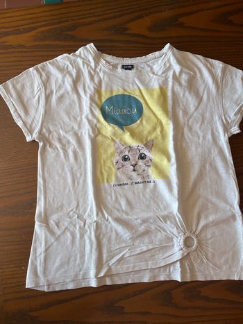 T-shirt chat kiabi taille 12 ans