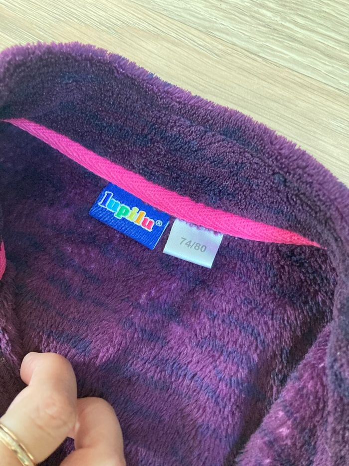 Veste polaire fille 9/12 mois