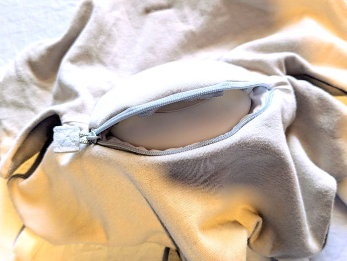 Petite Tête Ronde Bouton Blanche Luisante Lumineuse Robe Grise Peluche Petits Enfants Bébés - photo numéro 6