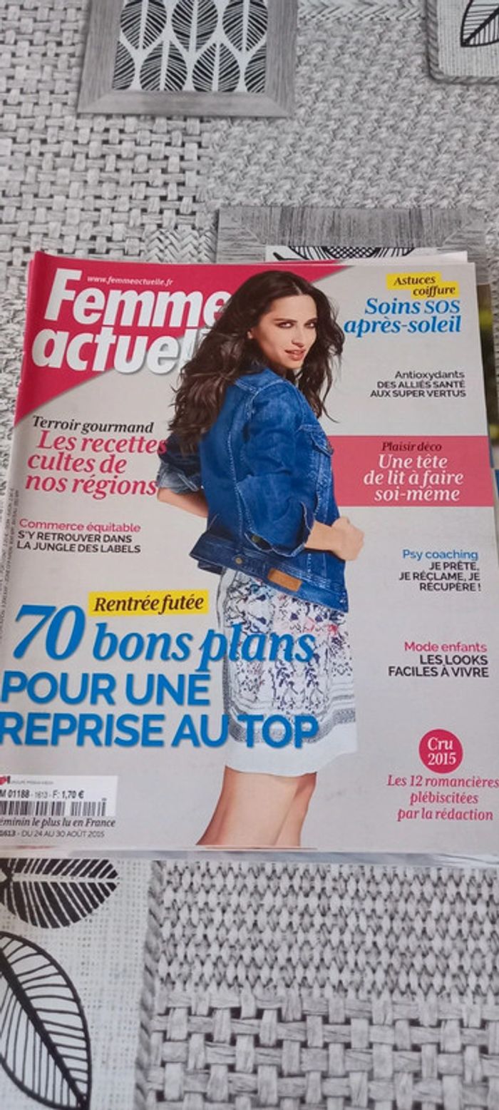 Magazines Femme actuelle année 2015 - photo numéro 15