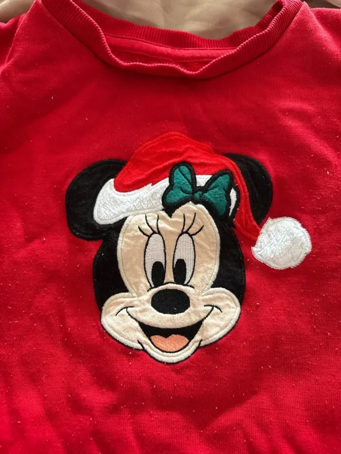 Pull Minnie de Noël 24/36 mois - photo numéro 4