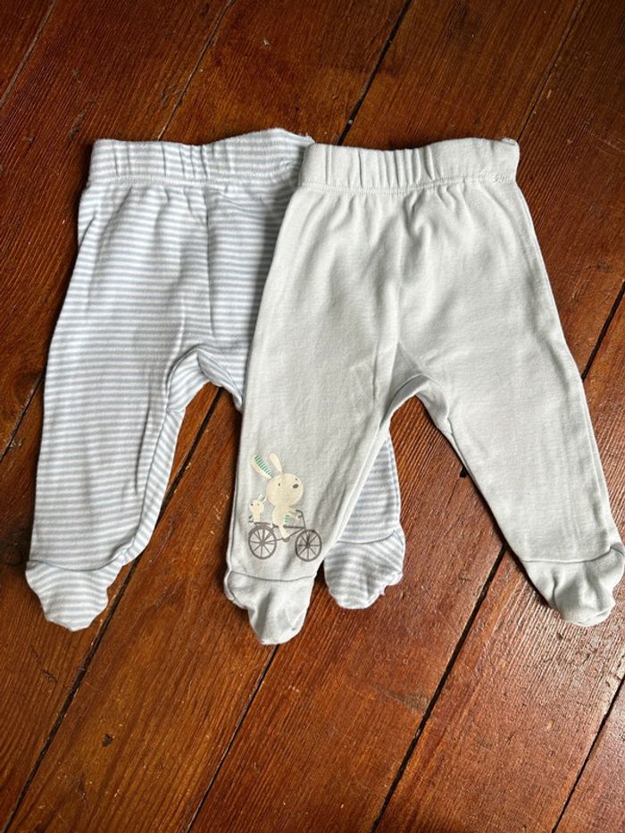 Leggings bleus Vertbaudet naissance