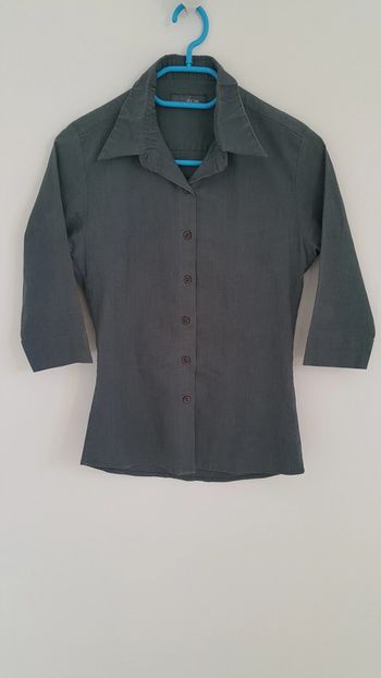 Chemisier gris 3/4