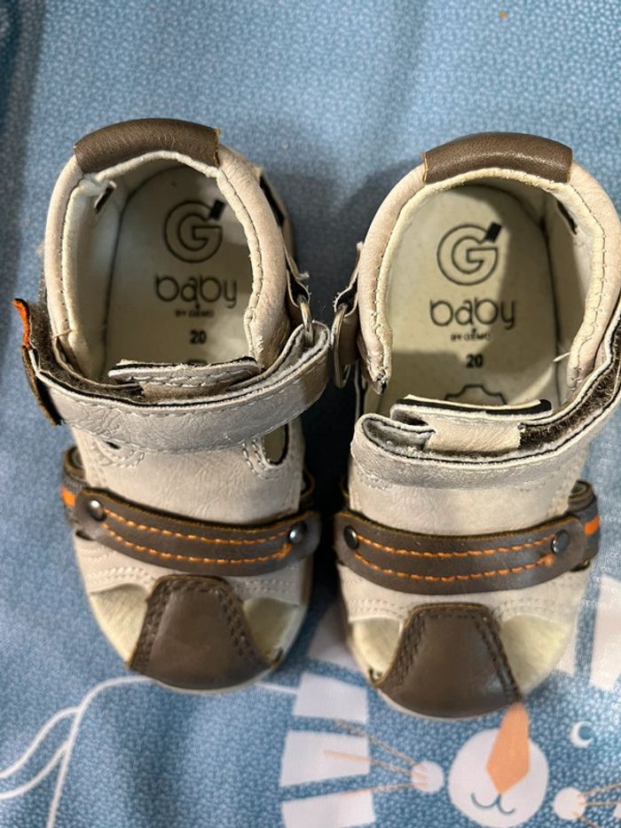 Chaussures ouverte garçon bébé gemo taille 20 - photo numéro 2