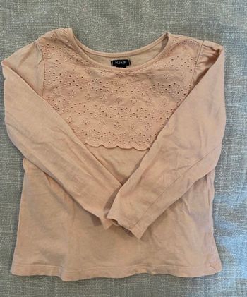 T-shirt rose pâle fille 3 ans