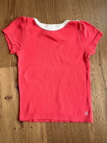 Tee-shirt Petit Bateau manches courtes fille 6 ans