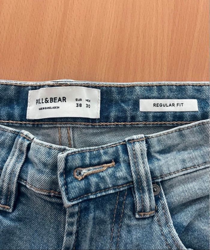 jean mom bleu pour femme - photo numéro 3