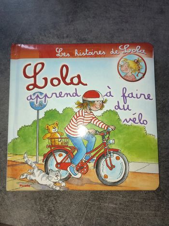 livre "Lola apprend à faire du vélo"
