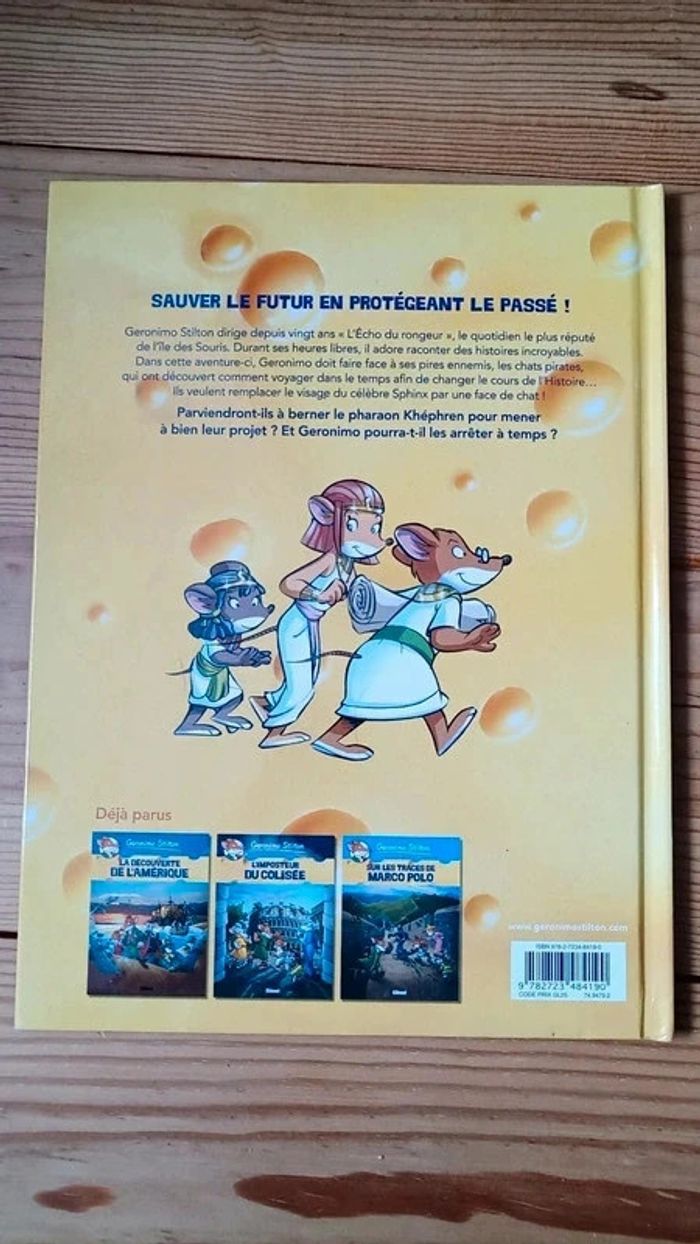 BD - Geronimo Stilton : Le secret du sphinx - photo numéro 2