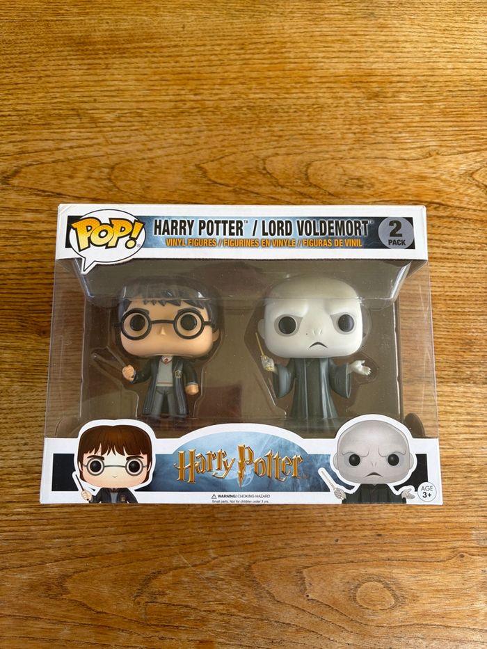 Funko Pop Harry Potter & Lord Voldemort 2 Pack Harry Potter - photo numéro 1