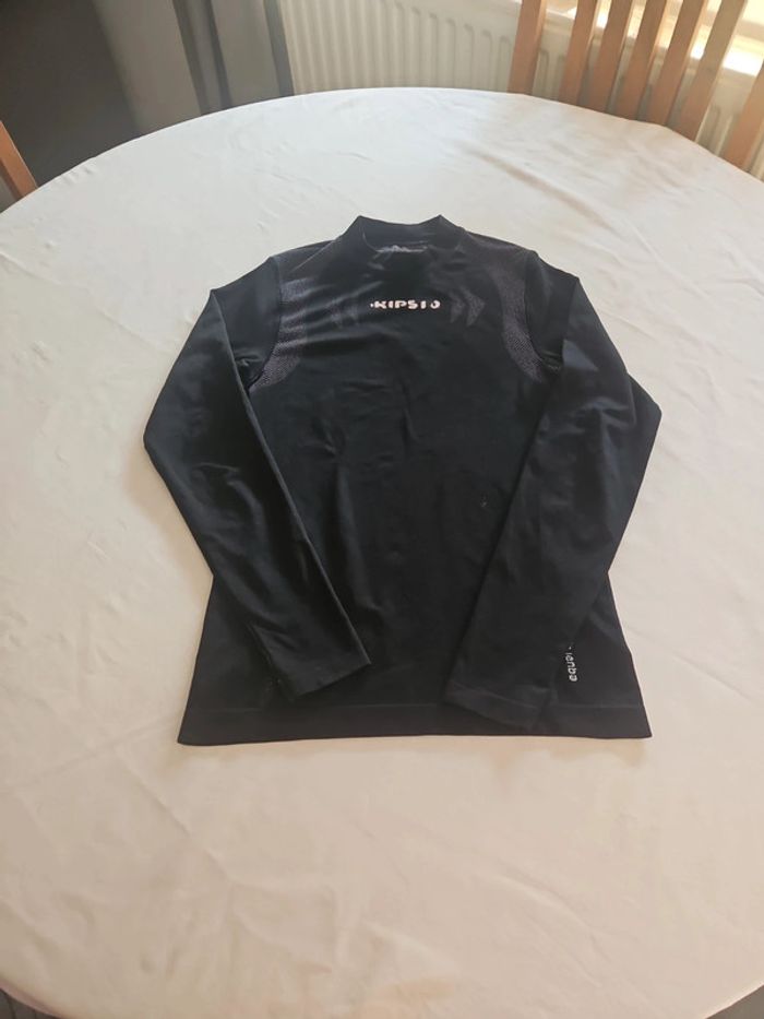 T-shirt thermique Kipsta noir - Xs