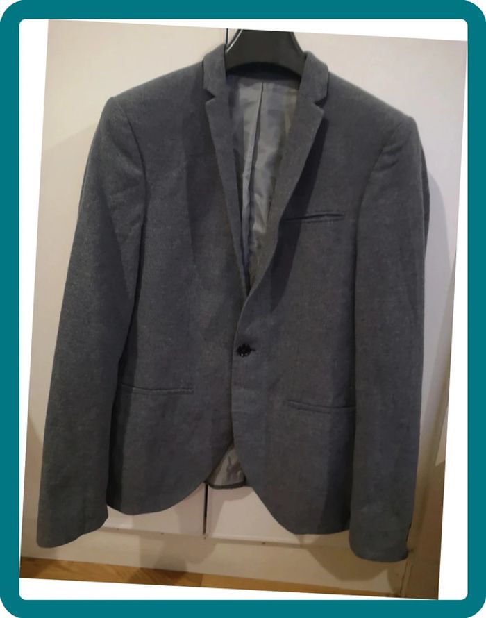 Blazer / Veste de costume Nöak bleu chiné taille 46