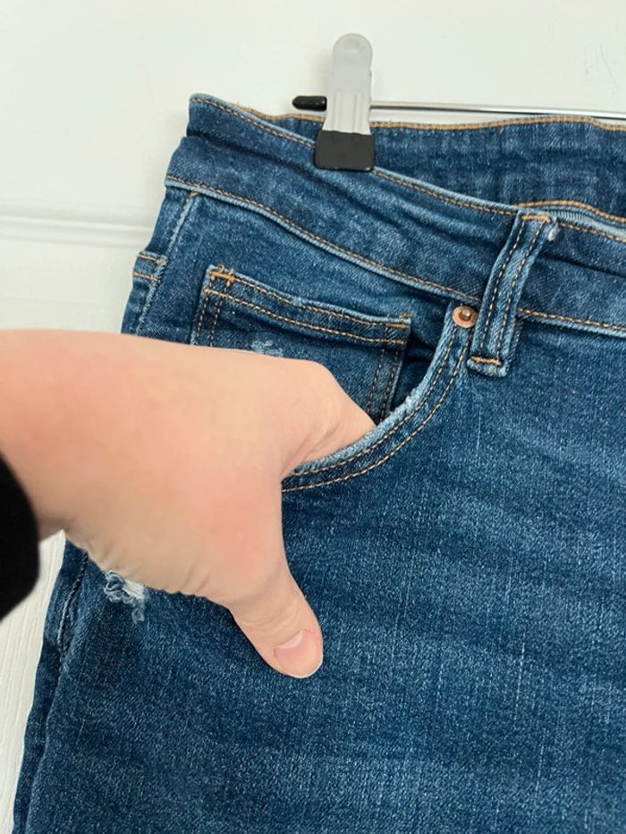Lot 4 jeans skinny homme Bershka W31 - FR40 très bon état - photo numéro 10