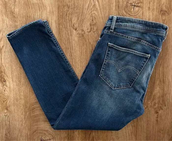 Jean/pantalon bleu Levi's 502 Flex pour homme, taille : W 36 L 30 (46 taille française) - photo numéro 3