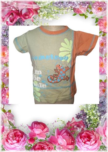 💫🌸 T-shirt imprimé manches courtes pour bébé garçon 🌸💫