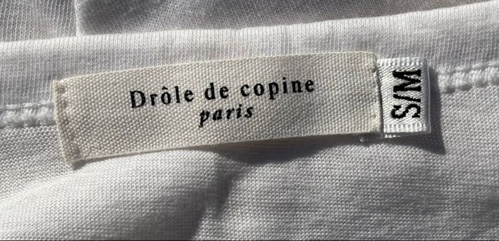 Débardeur blanc sans manches Drôle de Copine T36/38 (S/M) - photo numéro 5
