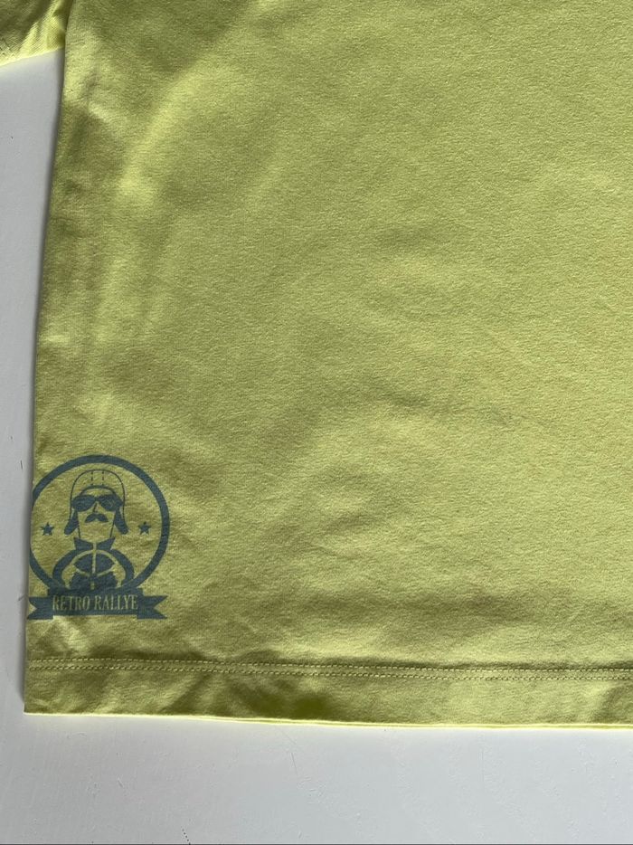 T-shirt vert pâle Rétro Rallye 3 ans - photo numéro 2