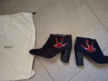 Special rentrée ! Bottines cuir synthétique neuve avec hirondelle T37ÿ