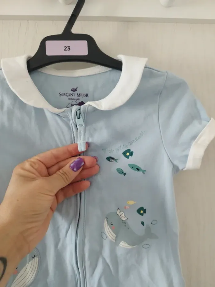 pyjama une piêce bébé garçon 24 mois - photo numéro 4