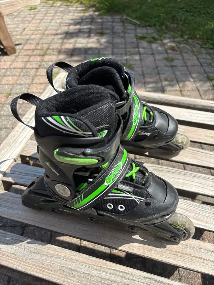 Patins à Roulettes Optimum - Taille Réglable 28-31 - Idéaux pour Débuter ! 🚀 - photo numéro 4