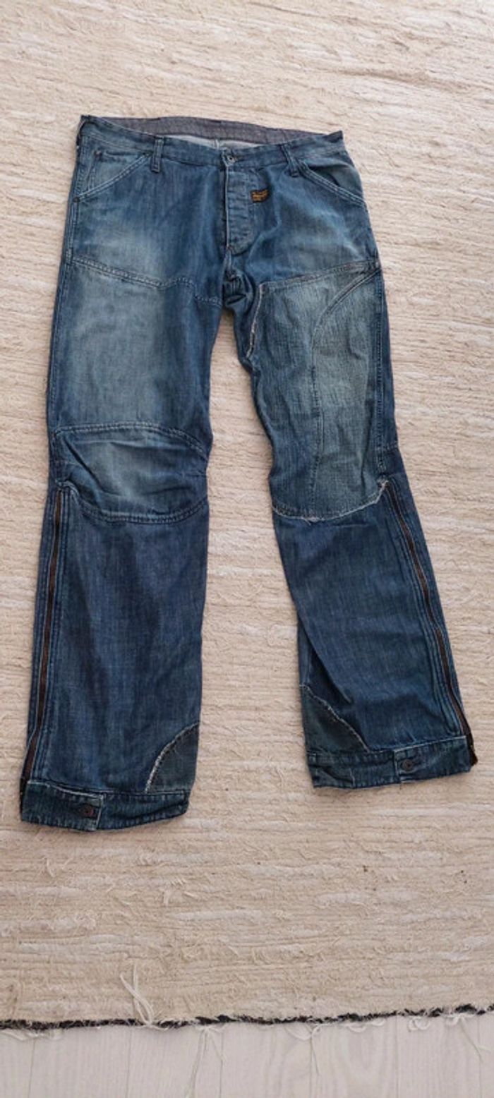 Jean vintage G-Star raw denim Concept Elwood W36 L36 - photo numéro 3