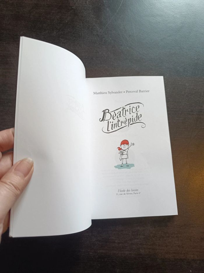Livre BEATRICE L'INTREPIDE - photo numéro 2