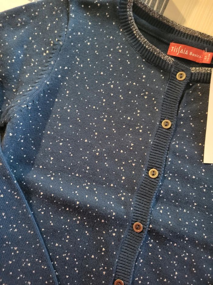 Gilet marine et brillant - photo numéro 2