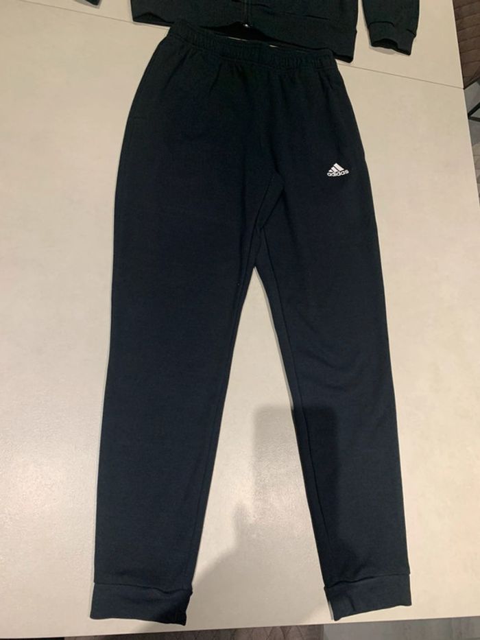 Jogging Adidas 2 pièces veste zippée avec pantalon noir taille S en parfait état - photo numéro 4