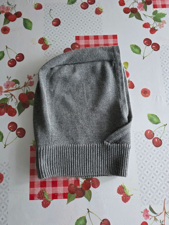 CAGOULE GRIS MIXTE BOYS OU GIRLS TAILLE 4/5 ANS MARQUE VERTBAUDET
