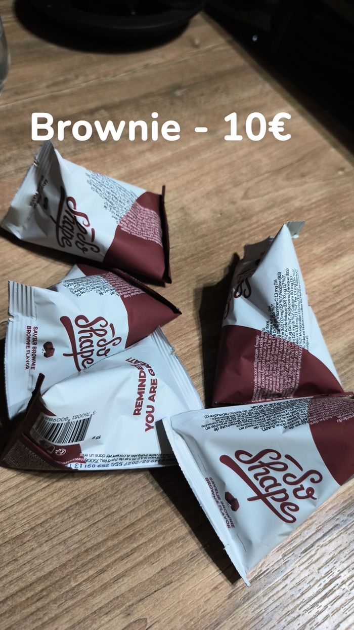 So shape saveur brownies