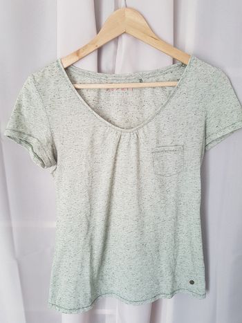 T shirt esprit vert clair chiné