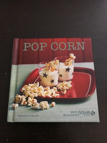 Livre cuisine pop corn