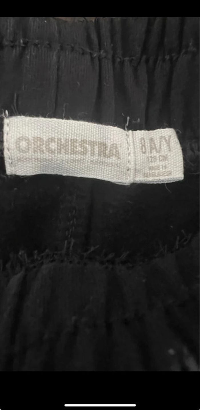 Pantalon noir cargo fille orchestra taille 8 ans en parfait état . 95% coton - photo numéro 9