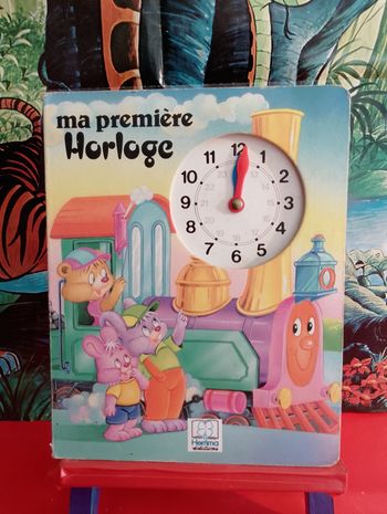 Ma première horloge, 1991, livre cartonné