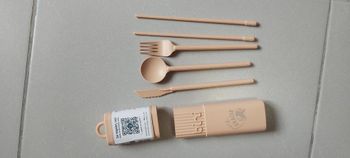 Kit de couvert réutilisable avec boite