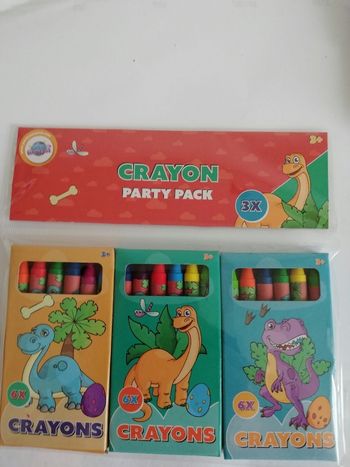 Crayons cire à distribuer pour anniversaire fête