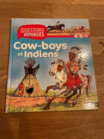 Livre Questions réponses Cow boys et Indiens