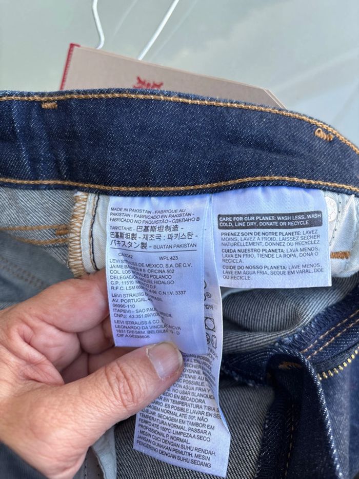 Jean skinny levis taille 23 bleu brut - photo numéro 10